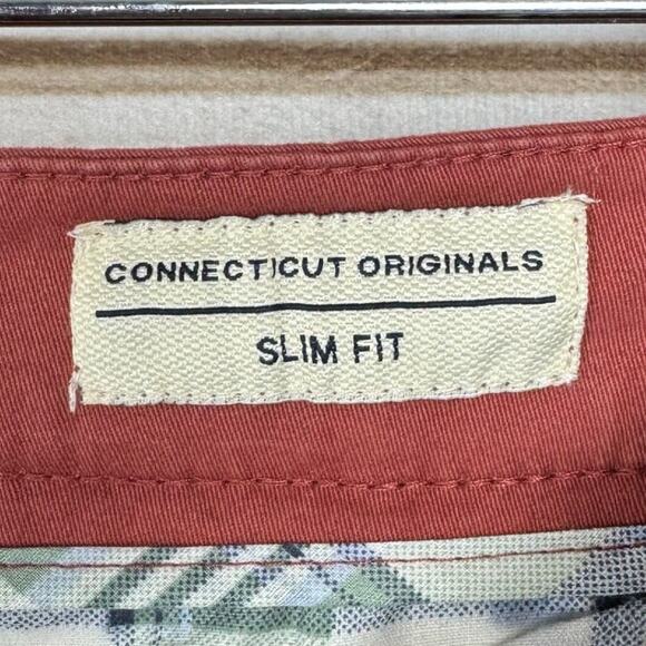 Tailor Vintage Canyon Red Stretch Slim Fit Chino Pants Size 40x30 - Picture 6 of 11